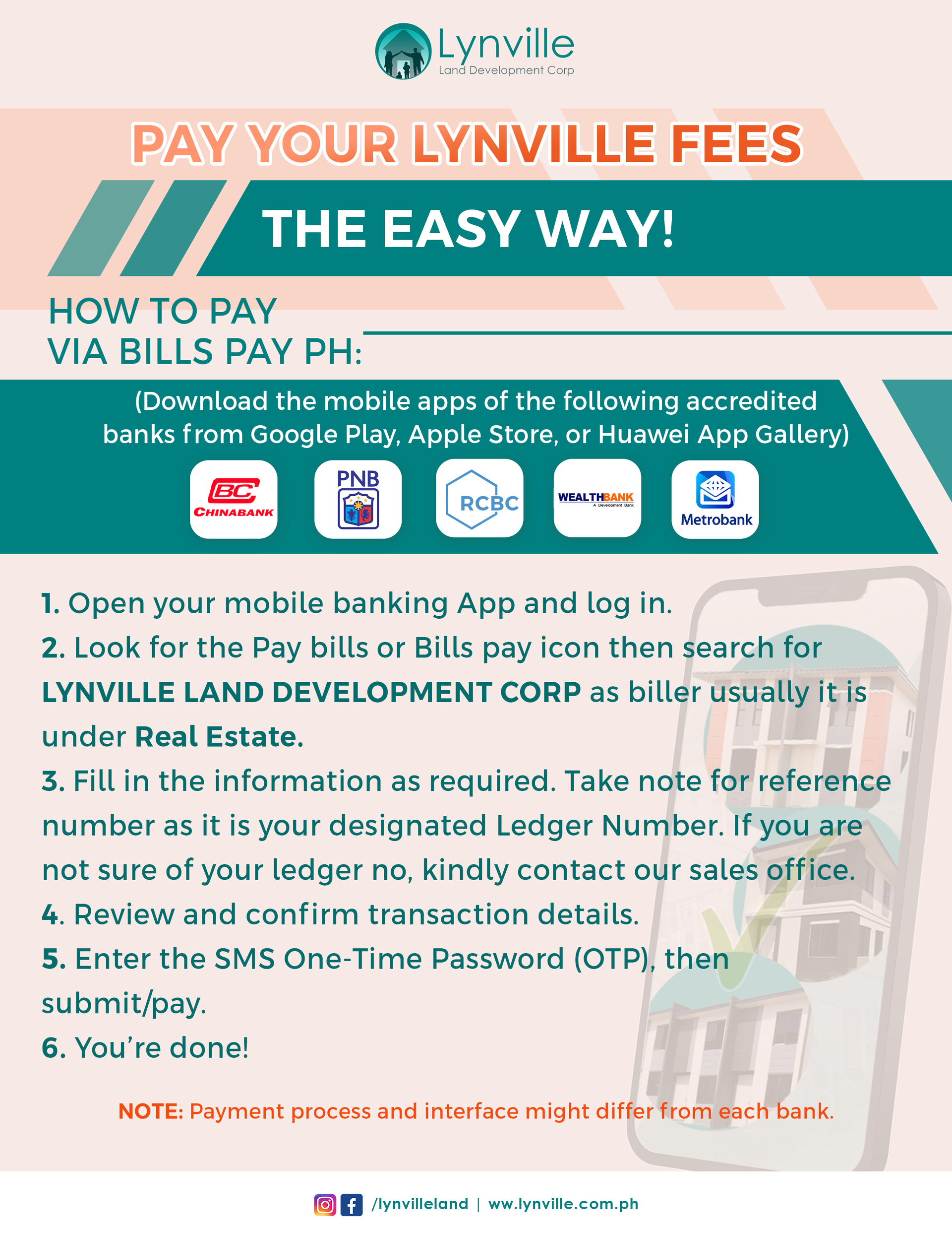 Pay your lynville fees the easy way